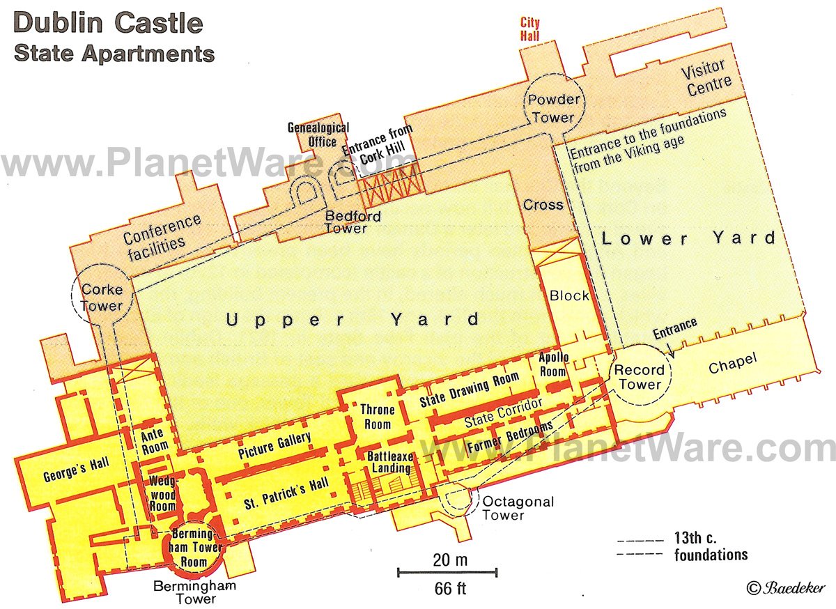 23 Top Rated Attractions Things To Do In Dublin PlanetWare   Dublin Castle Map 