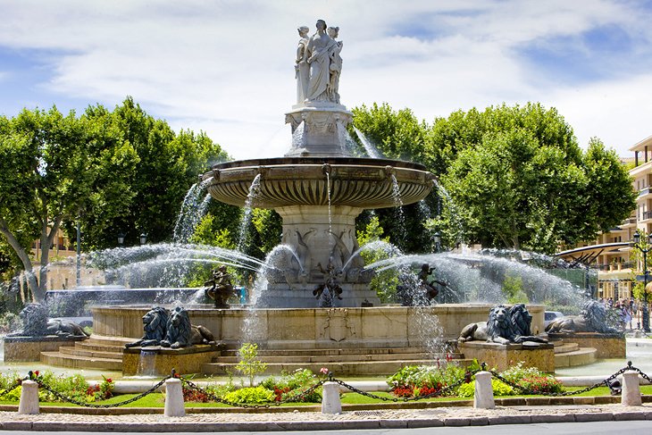 普罗旺斯艾克斯的喷泉