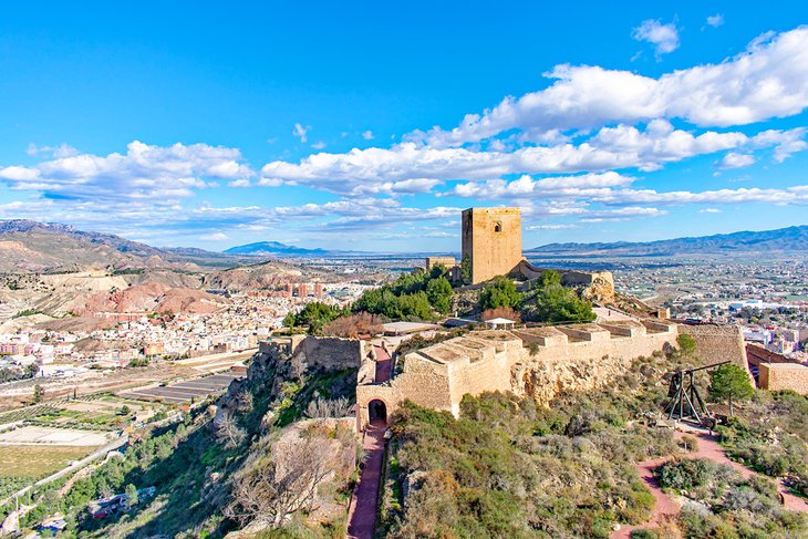 西班牙穆尔西亚的洛尔卡城堡