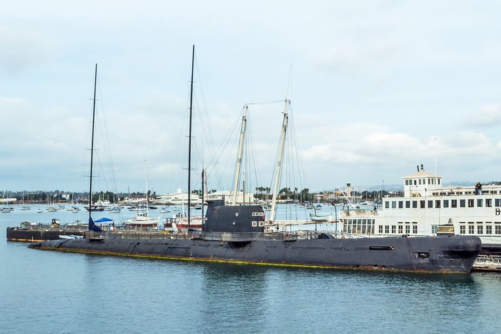 圣地亚哥海事博物馆的潜艇