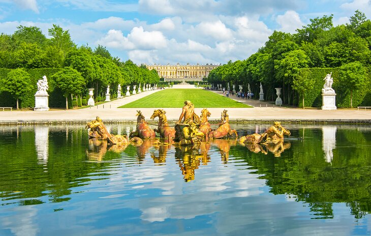 凡尔赛花园的阿波罗喷泉